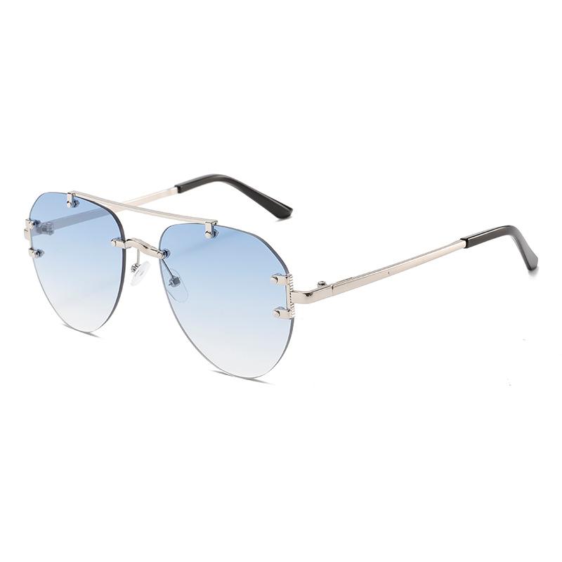 JYL TS Sunglasses UV Protection Frameless Double Beam Pilot UV/3182