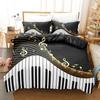 Beding Set Adult Peoples Winter Music, Guitar Comfortable Quilt Cover Set Children Kids,twin Ful Quen King Bedrom Set Home Textile House De Couete