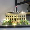 Knew Built Micro Mini Building Block with USB LED Light White House Toy Architecture Model Ideal Decorative Piece Home Office