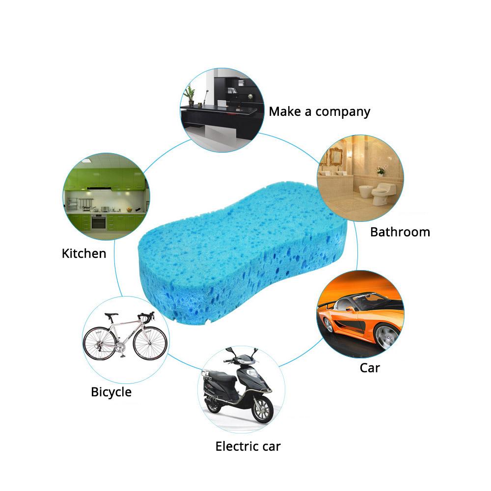 Auto Car Washing Sponge Wash  Paint Cleaner Care Multipurpose Cleaning Tool Compressed Water Sponge Brush Dusting Random Color