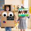 A74E-For DIY Crafts-Ornaments Halloween Christmas Decorations 2 Pcs 6 Inch Giant Wiggle-Eyes, Googly Eye With Self Adhesive