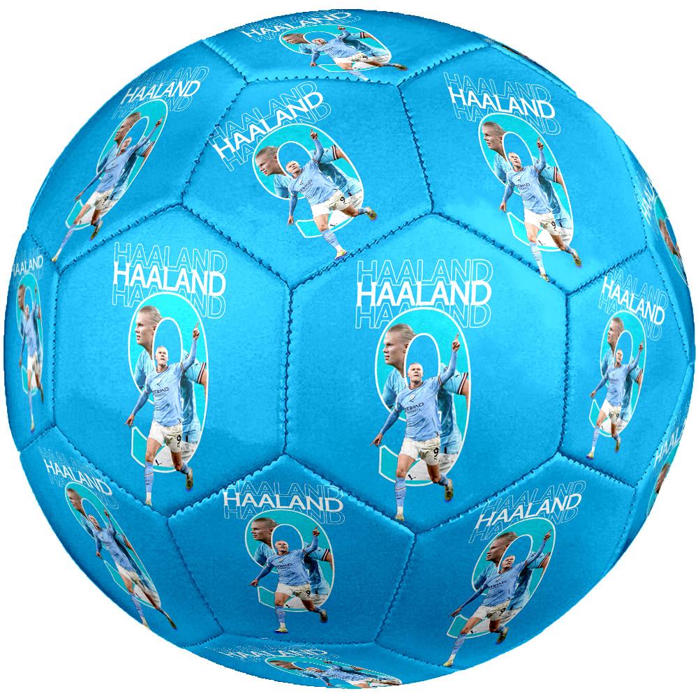 Pallone da Calcio Haaland Manchester City Debutto Taglia 5 Cucito a Macchina Universale Indoor/Outdoor per Accessori da Calcio
