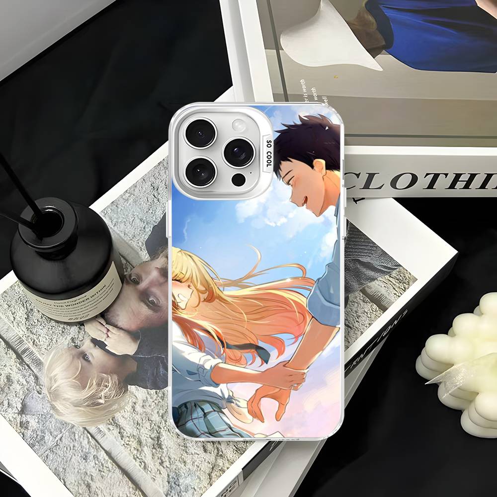 Anime My Dress Up Darling Phone Case For iPhone 16 15 14 13 12 11 Pro Max 17 Plus Colorful Cover