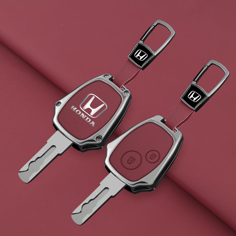 ABO2 Car Key Case Cover Holder Shell Keyring Auto Styling Accessories For HONDA Accord CRV Pilot Civic 2003 2007 2008 2009 2010 2011