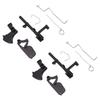 2PCS Compact Choke Rod Kit ABS and Iron Trigger Spring Kit for MS170 MS180 017 018 Chainsaw