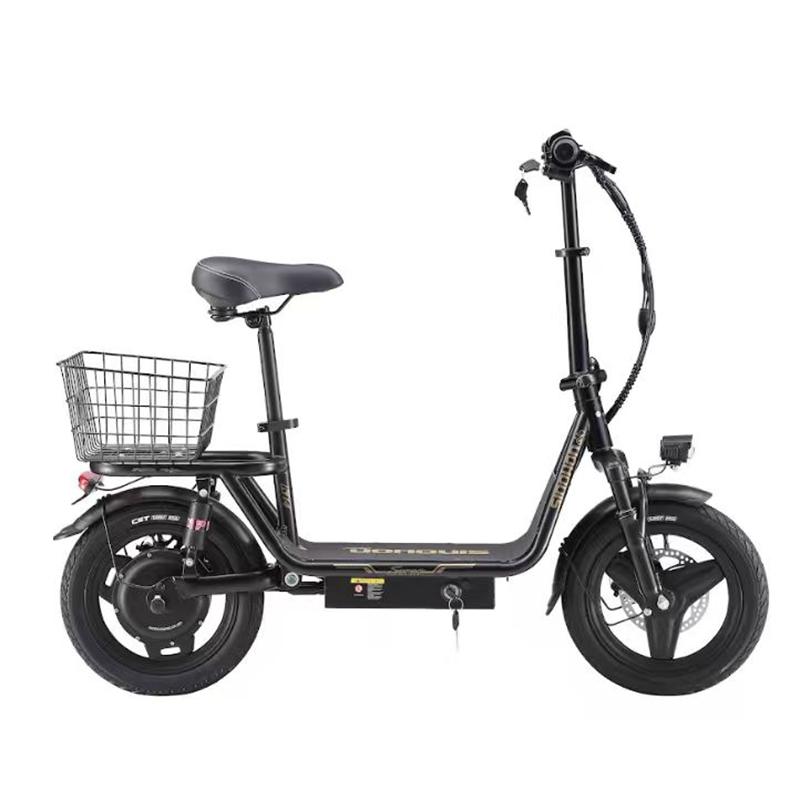Adults Electric Scooter with Seat, Peak 500W Motor with 36V 15.6AH Battery,14" Tires,32KM/H,50-60KM Range and Dual Disc Brakes,110KG Max Load