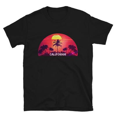 California Tropical Vacation Ocean Distressed T-Shirt