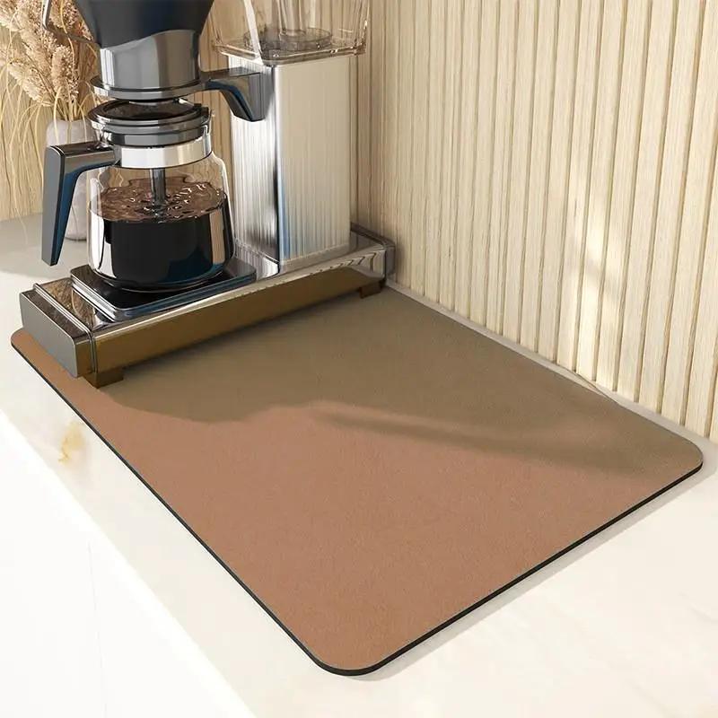 Tableware, Kitchen Diatom Ooze Drain Pad, Heat Insulation Pad, Household Countertop, Easy To Dry