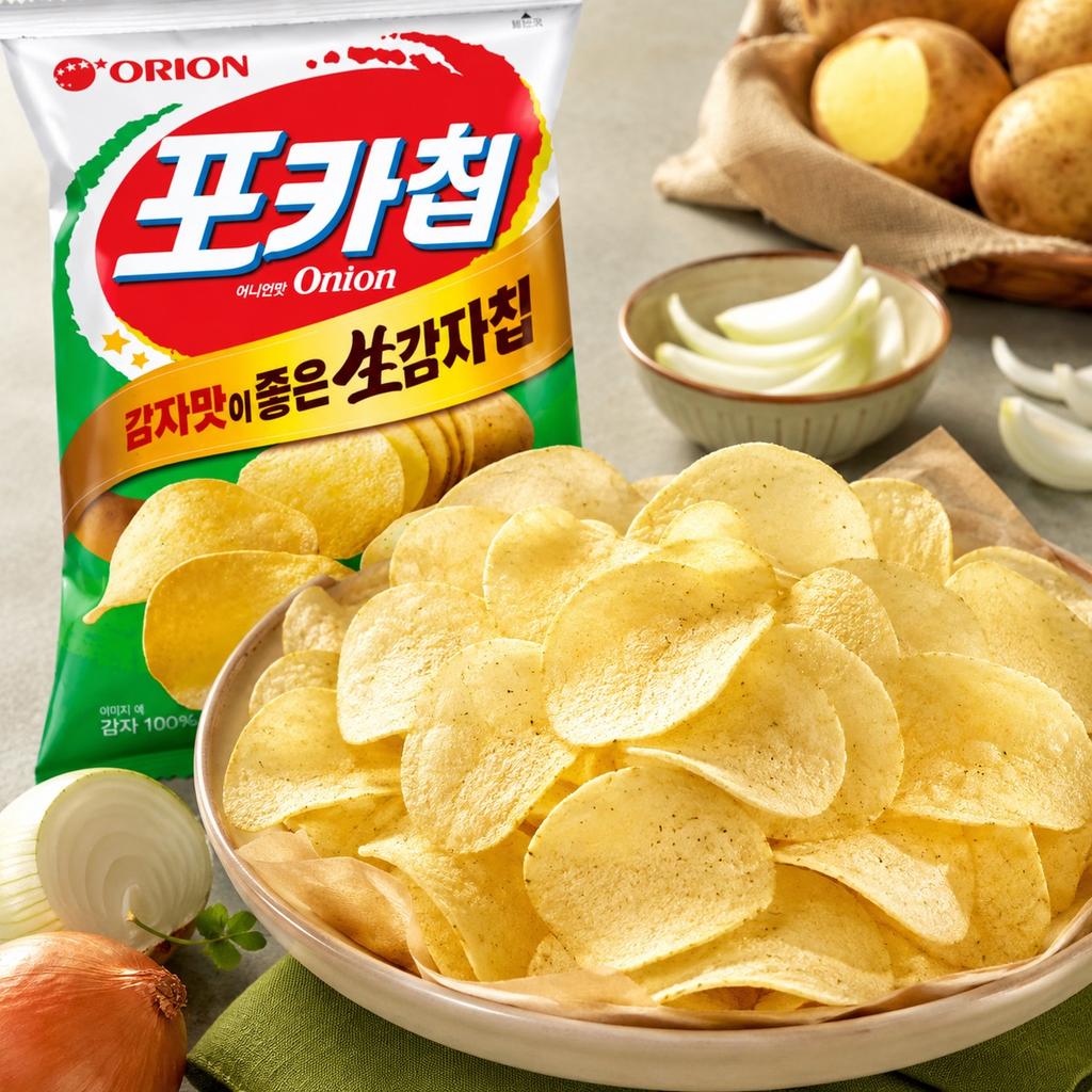 Orion Original‑Cut Potato Chips Onion Flavor 60g