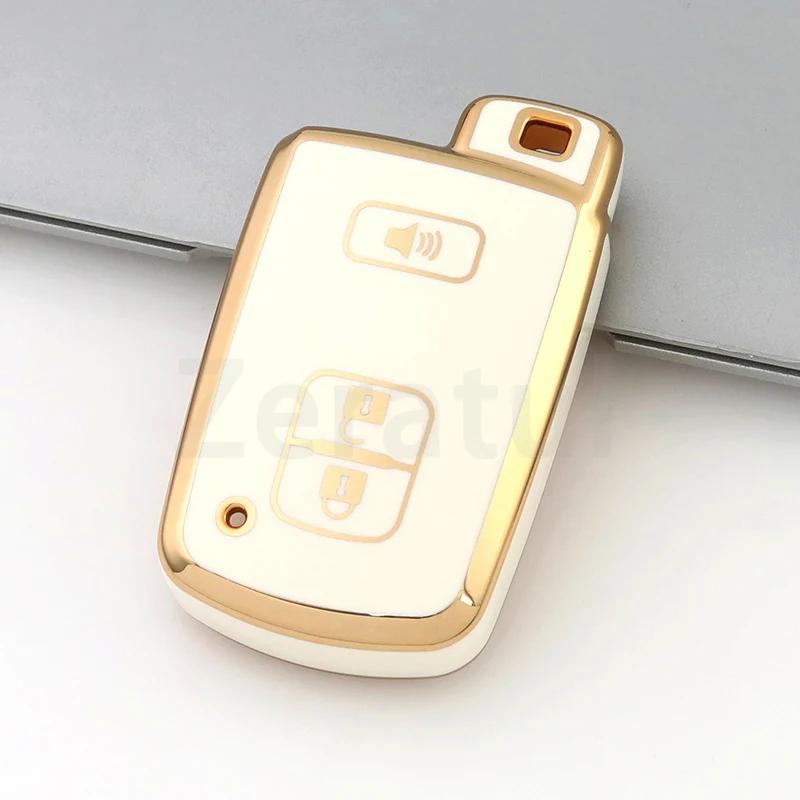 3 Tasten TPU Auto Schlüsselhülle Abdeckung Für Toyota Rav4 Highlander Avalon Sequoia Tundra Tacoma 4Runner Land Cruiser Prius Schale Fob