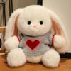 Cute Rabbit Plush Toy Stuffed Animal Doll Soft Sleeping Pillow Girl Birthday Gift Cuddly Companion