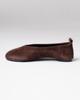 Ballerinas Damen Krula 2762 36 braun Wildleder