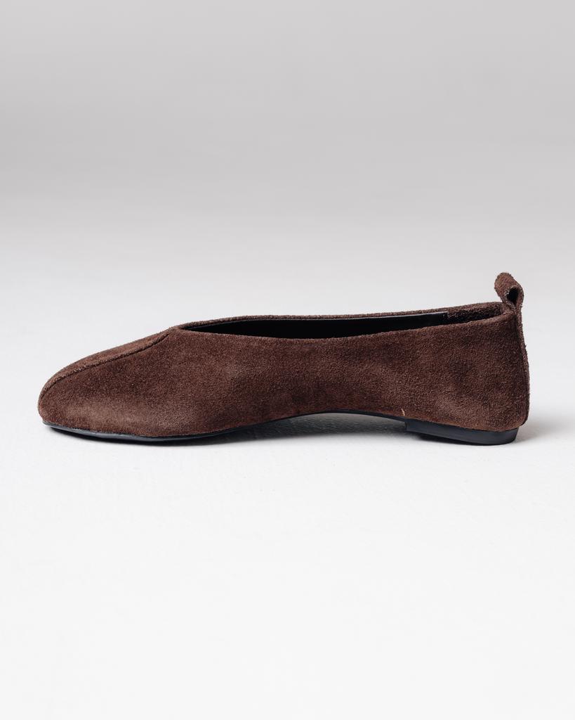 Ballerinas Damen Krula 2762 36 braun Wildleder