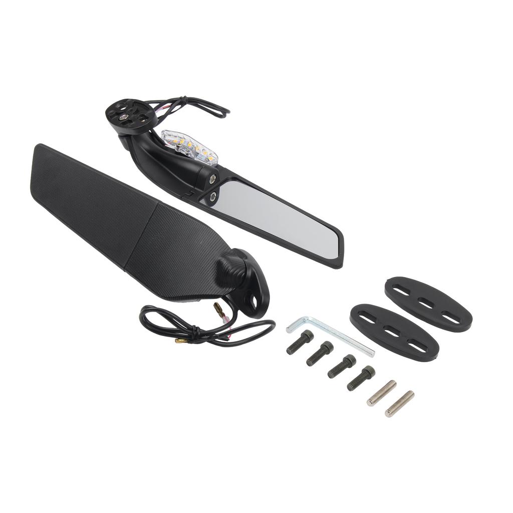 Universal Motorcycle Mirror Modified Wind Wing Rotating Modified For Kawasaki Suzuki Yamaha Honda CBR650R F CBR1000RR CBR600RR