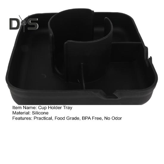 Silikonový protiskluzový držák šálku na pohovku Zásobník s velkým držákem na šálek Více přihrádek Vodotěsný držák na pohovku odolný proti polití