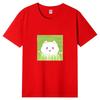 Summer New Short-sleeved T-shirt Female Loose Korean Women Cartoon Printing Half-sleeved Blouse