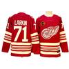 Mens Retro Ice Hockey Jersey Custom Number 71 88 Larkin DeBrincat Datsyuk Cotton Blend Practice Uniform