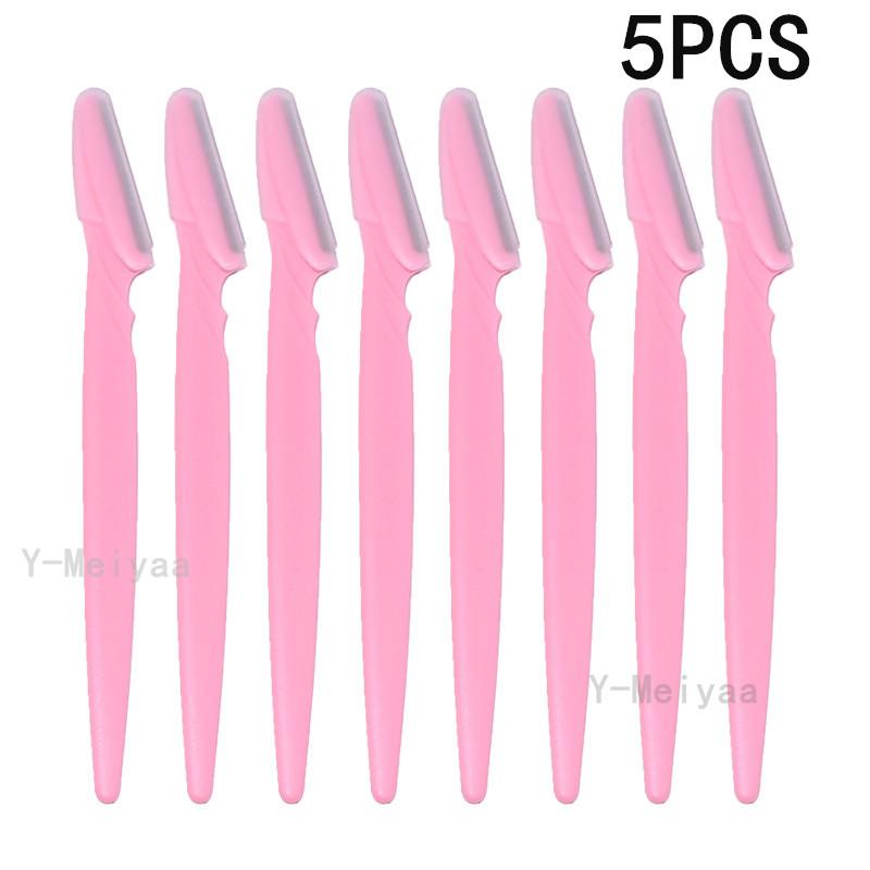 5/10/50Pcs Eyebrow Trimmer Makeup Tools Safe Eye Brow Razor Face Body Hair Removal Shaver Blades Woman Eyebrows Shaping Knife