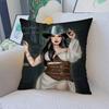 K-Kimberly L-Loaiza Pillow Covers Cartoon Sofa Decorative Home Double-sided Printing Short Plush Cute Cushion Cover