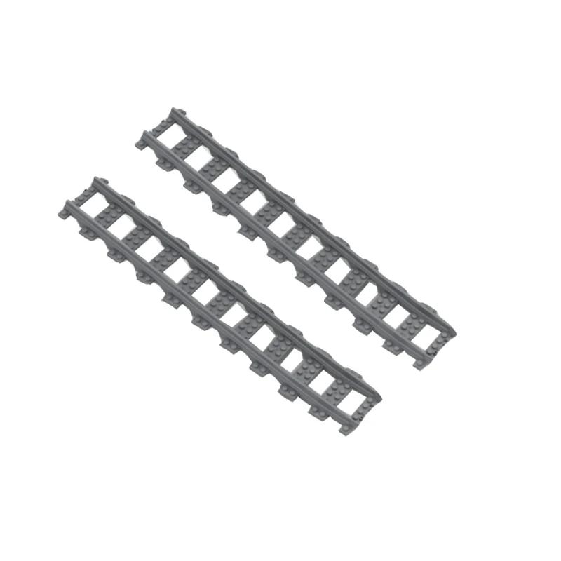 Non-Toxic City Trains Flexible Tracks Forked Straight Curved Soft Rails Track Switch Building Block Bricks Kids Diy High-Tech Creative Toy