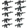 Military Building Blocks US Solider Figure M4 Gun Vest Special Force Tactical Bulletproof  Armour Weapon Accessories Bricks Toys
