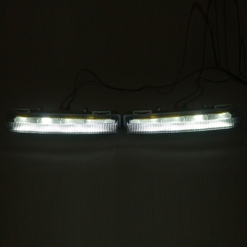 Left/Right Daytime Running Light 2049065401 2049065501 for W166 ML350 12-14 LED Daytime Running Light Replacement Part