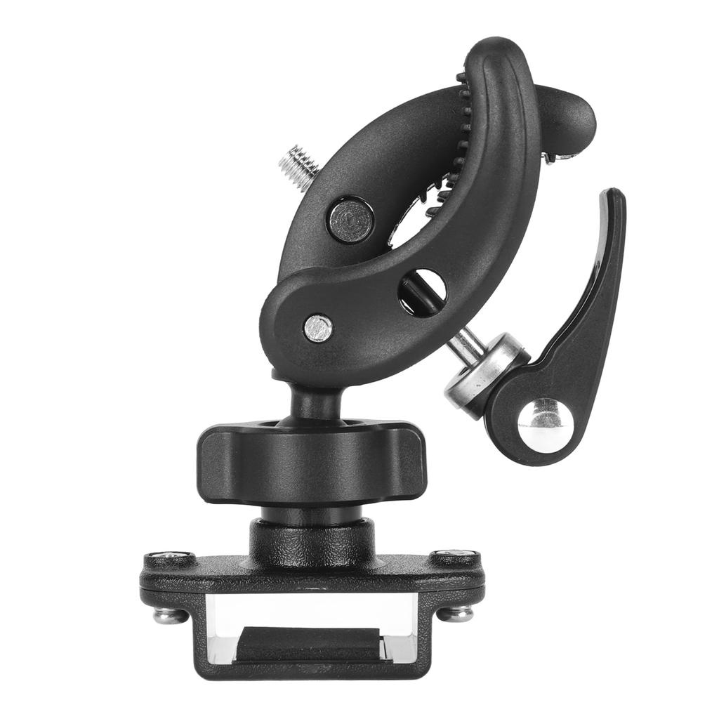Motorcycle   Mount, Bike Two Way Radio Holder, Quick Install Handlebar Clip for Scooter, Handheld Radio Clamp for 2 Way Radio