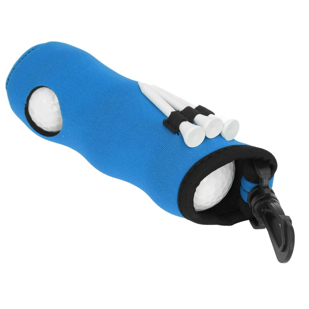 Ball Tee Holder Carry Bag Neoprene Portable Small Ball Holder Pouch with 3 Balls and 3 Tees for Men
