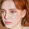Hot Silver Laser Temporary Facial Tattoo Stickers for Parties and Masquerade Made of White Paper