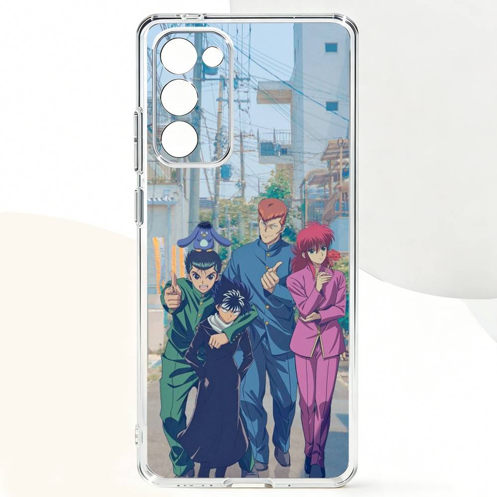 Anime Y-Yu Yu H-Hakusho-O Phone Case For Samsung Galaxy A,71,70,52,51,40,31,50,50S,30S,21S,12,10,Note20ultra Transparent Cover