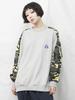 Deumakeu Military Raglan Logo Sweatshirt Gray
