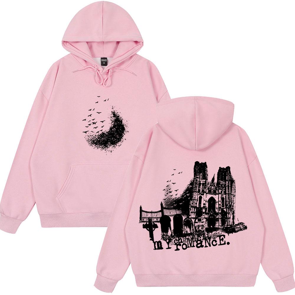 My Chemical Romance Hoody Cemetery Drive The Black Parade Gothic T-shirts Men Women Vintage Oversized T Shirt 2025 Hot Sale Tops