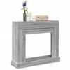 Fireplace Surround Sonoma Grey 100x30x87.5 Cm Engineered Wood
