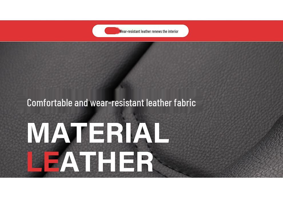 Universal All-Season Leather Car Seat Cover