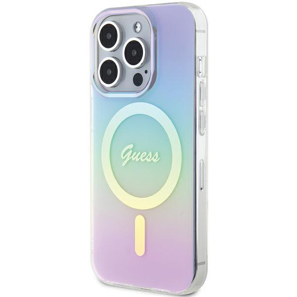 Guess Guhmp15Lhitsu Iphone 15 Pro 6.1 Fioletowy/Purple Hardcase Iml Iridescent Magsafe