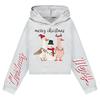 Kids Casual Fashion American Flag Printed Long Sleeve Hooded Sweatshirt