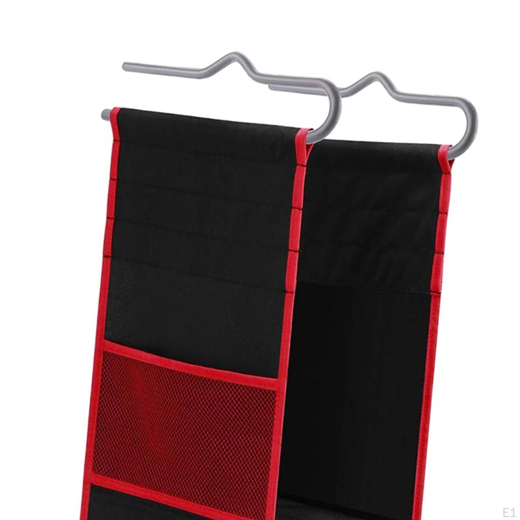 Závěsný organizér do skříňky Nastavitelný držák Úložný koš Oxford Všestranná taška se síťovanými kapsami