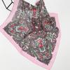70*70cm Russian Floral Printed Square Bandana Scarf