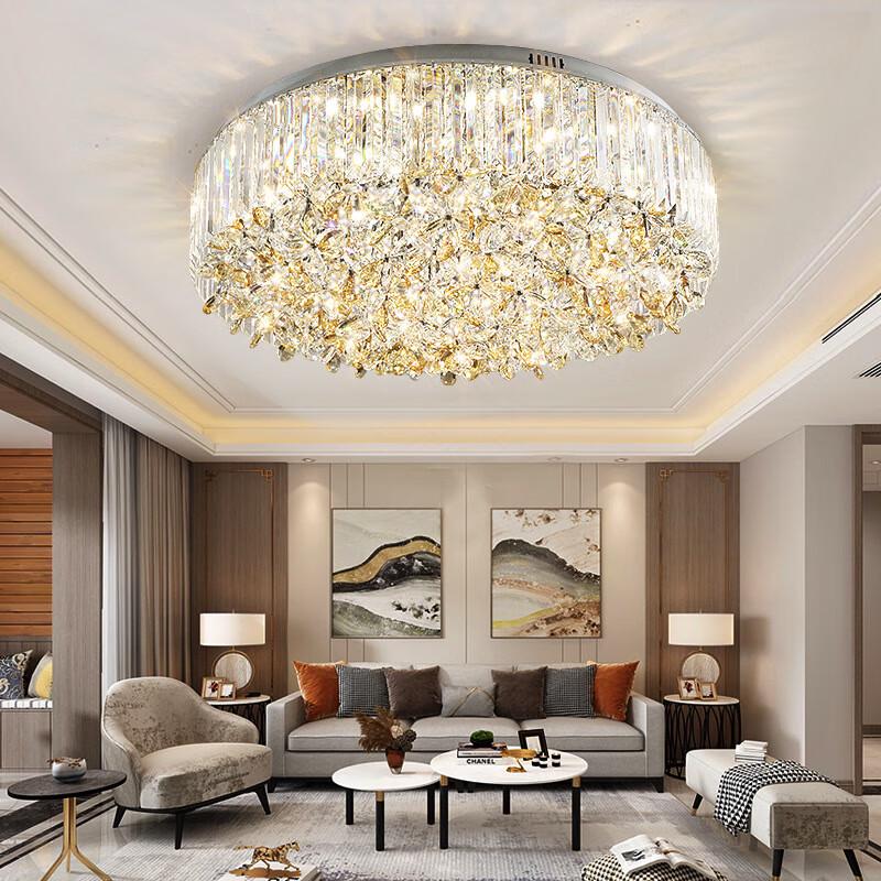 Хрустальная светодиодная потолочная люстра UOSU 50см