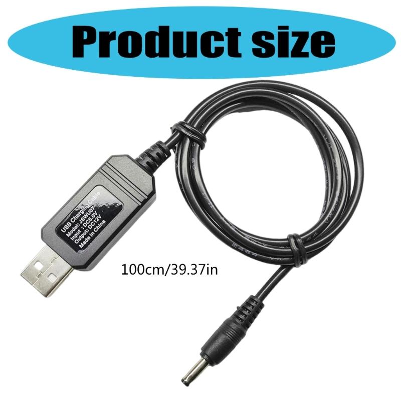 Digital Display Steps Up Power Cord 5V To 9V 12V Output DC5.5X2.1 Connectors USB Charging Cable with Digital Screen
