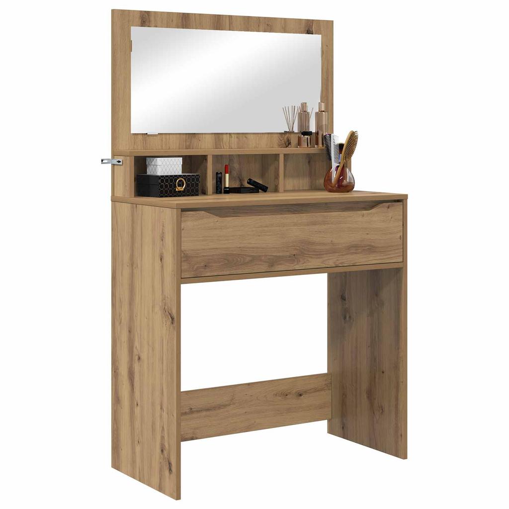 Bedroom Dressing Table Artisan Oak 80 x 39.6 x 135 cm