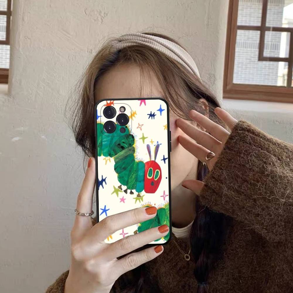 The Very Hungry Caterpillar Phone Case For IPhone 17 16 15 14 13 12 Mini 11 Pro Plus Soft Silicone Cover