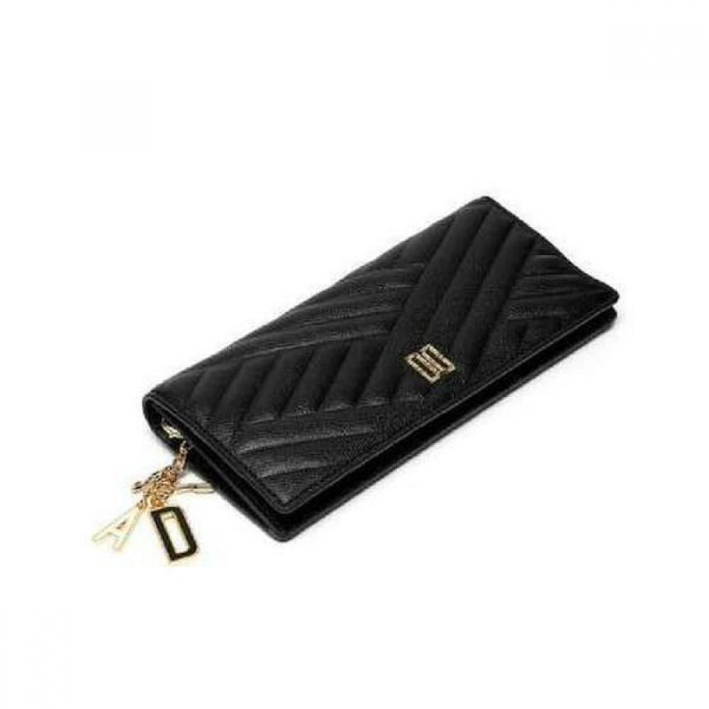 Daks Carteira Longa Preta Dd Logo Embossed Dcwa3e212bk