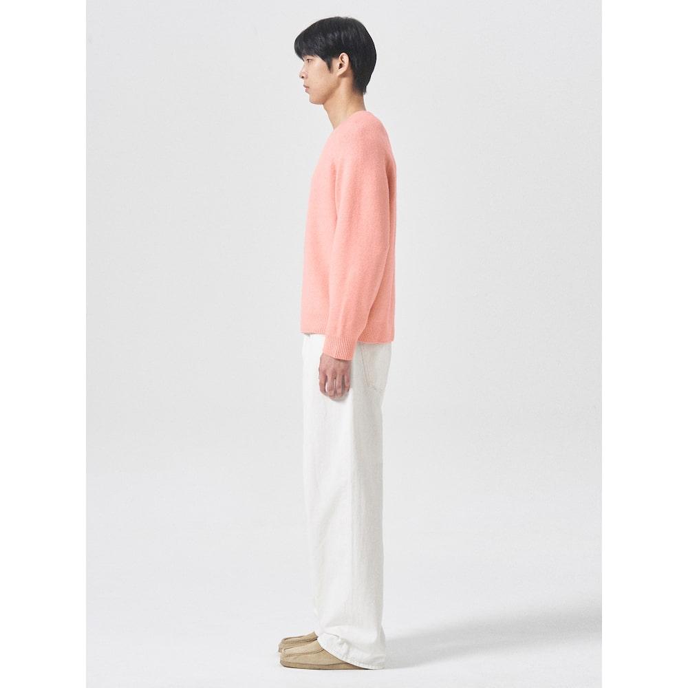 8seconds Color Round Knit Salmon