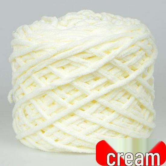 Plush Wool Yarn for Hand-Knitted Crochet Shoes & Slippers