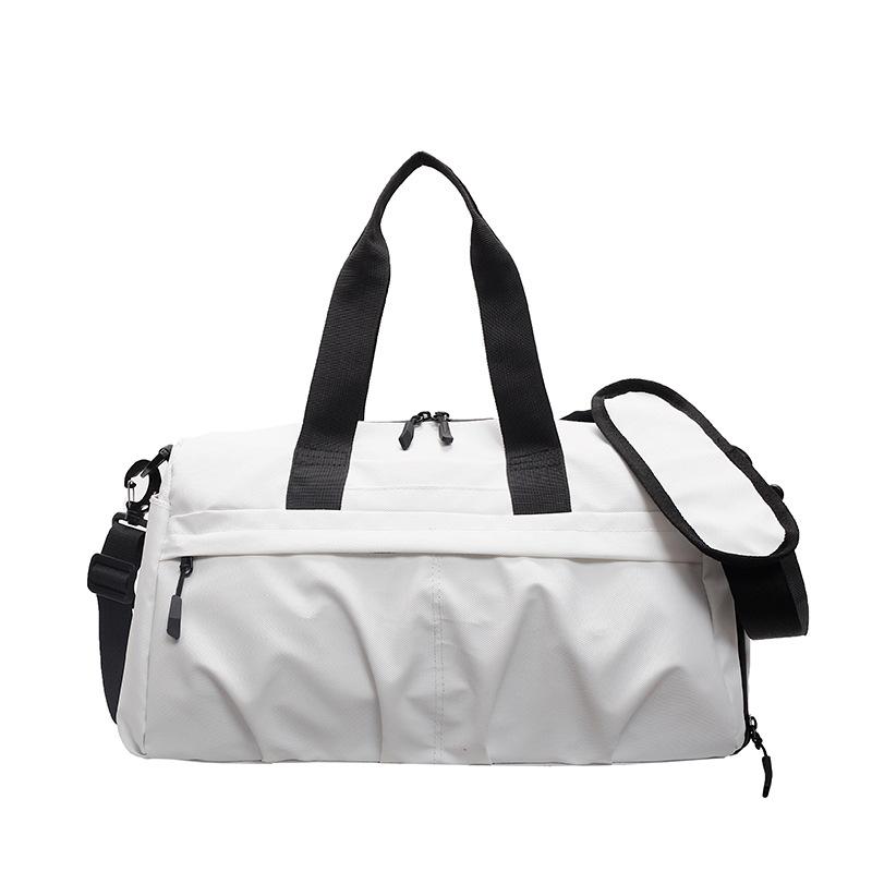 Dry Wet Separati Large Capacity Gym Duffel Bag for Women, Portable Travel Fitness Handbag & Crossbody Luggage Bag