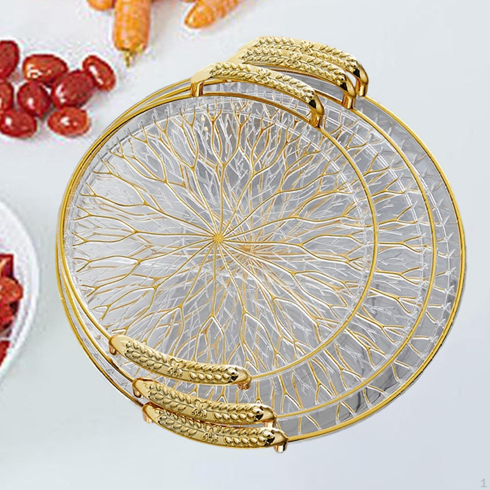 

Fruit Bowl Serving Trays Storage Snack Holders Made of Shatterproof PP Material with Portable чистый