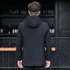 Winter Men's Mink Fur Collar Pie Overcoat Skin Integration Mink Coat Removable Lining Fur Coat
