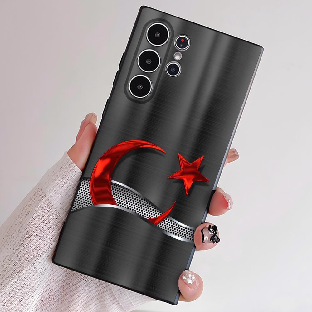 Türkei Flagge Reisepass Handyhülle Für Samsung S Serie S21 S22 S23 S24 S25 FE Plus Ultra TPU Weich Hautfreundliche Hülle