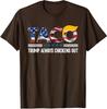 Αστείο T-Shirt Unisex με τον Τραμπ και Τάκο Τραμπ Πάντα Τραβάει Πίσω
